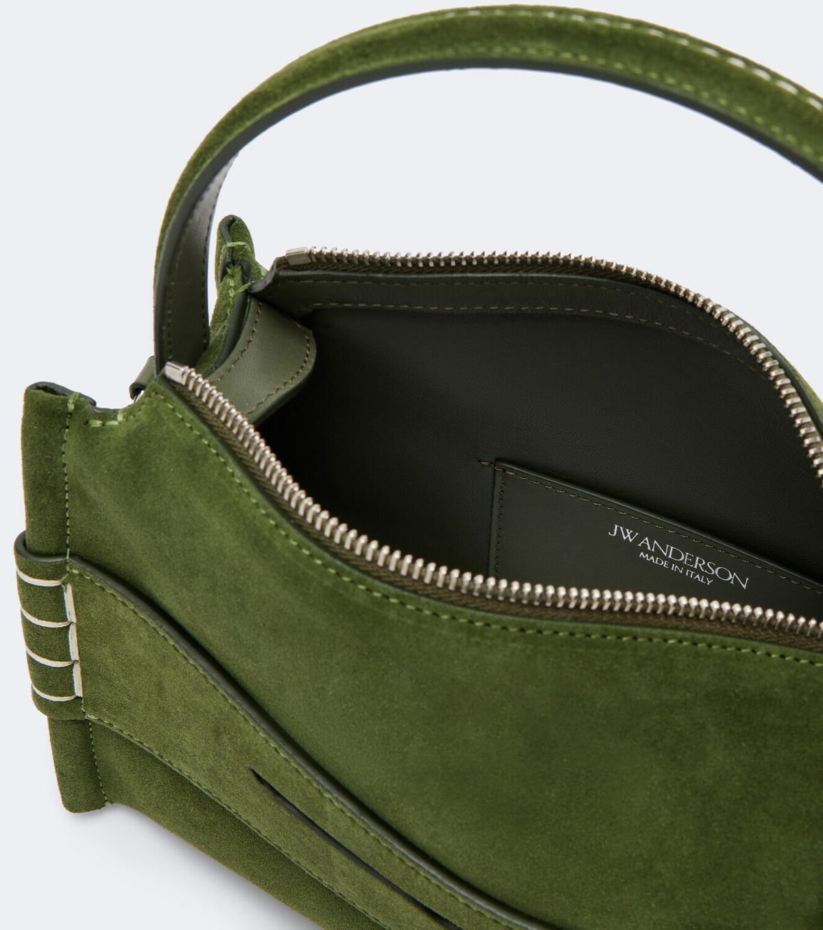 JW Anderson Loafer Small suede shoulder bag