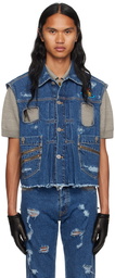 Vivienne Westwood Blue Marlene Denim Vest