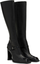 McQueen Black Camden Tall Boots