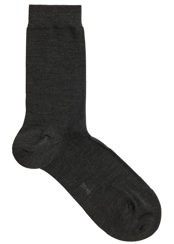 Photo: Falke Soft Merino Wool-blend Socks Anthracite 39-40 (IT39 40 / UK6