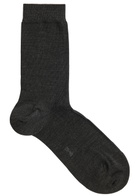 Falke Soft Merino Wool-blend Socks Anthracite 39-40 (IT39 40 / UK6