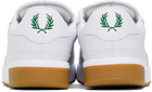 Fred Perry White & Green B300 Sneakers