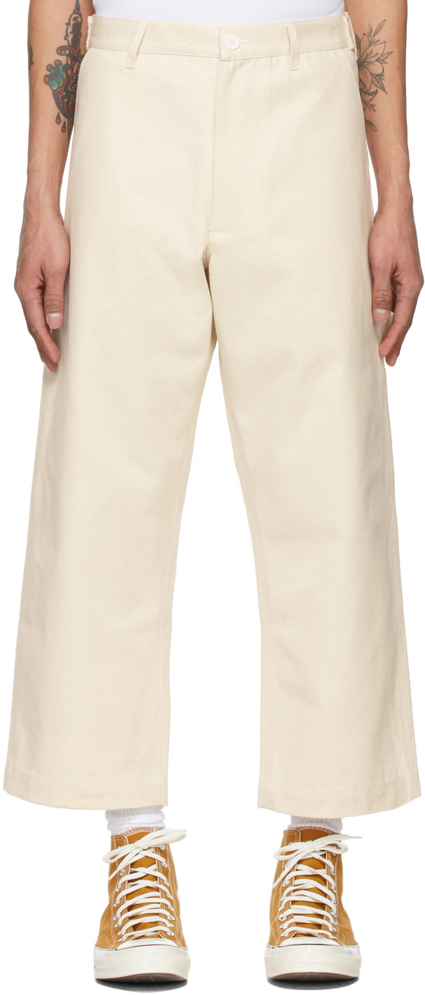 Camiel Fortgens Off-White Worker Trousers Camiel Fortgens