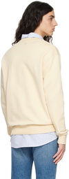 AMI Paris Beige Ami de Cœur Sweatshirt