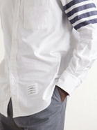 Thom Browne - Striped Cotton Shirt - White