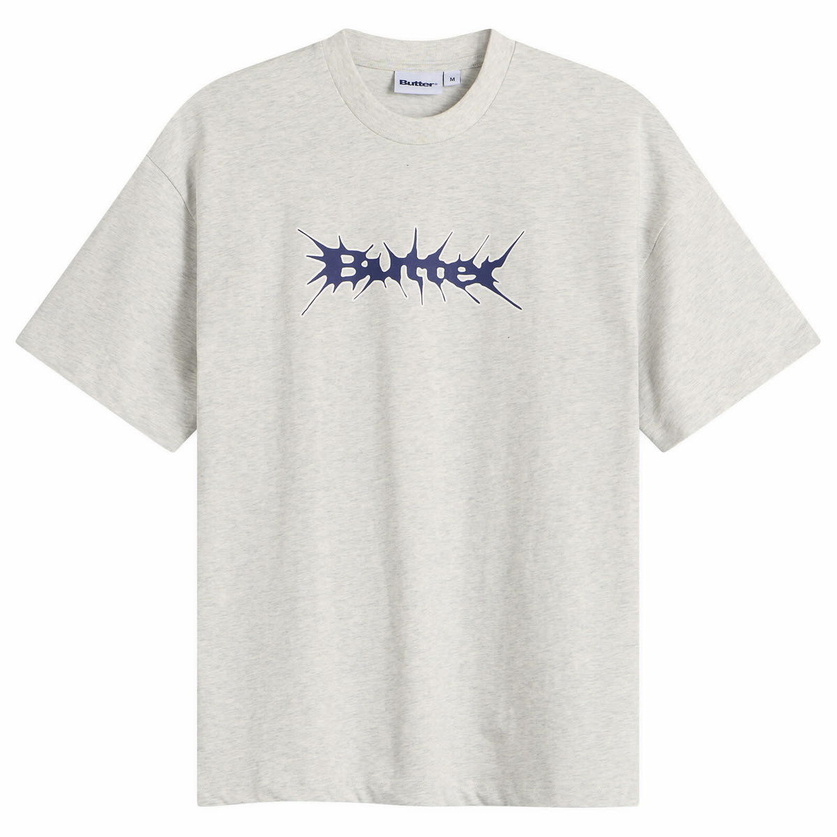 Butter Goods Men's Nail Logo T-Shirt in Ash