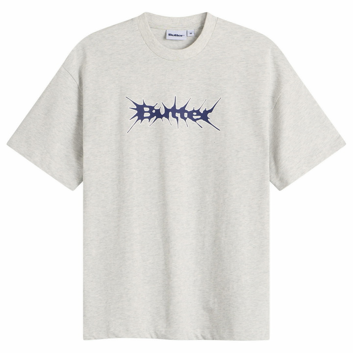 Photo: Butter Goods Men's Nail Logo T-Shirt in Ash
