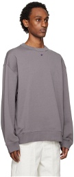 Dries Van Noten Purple Oversized Sweatshirt