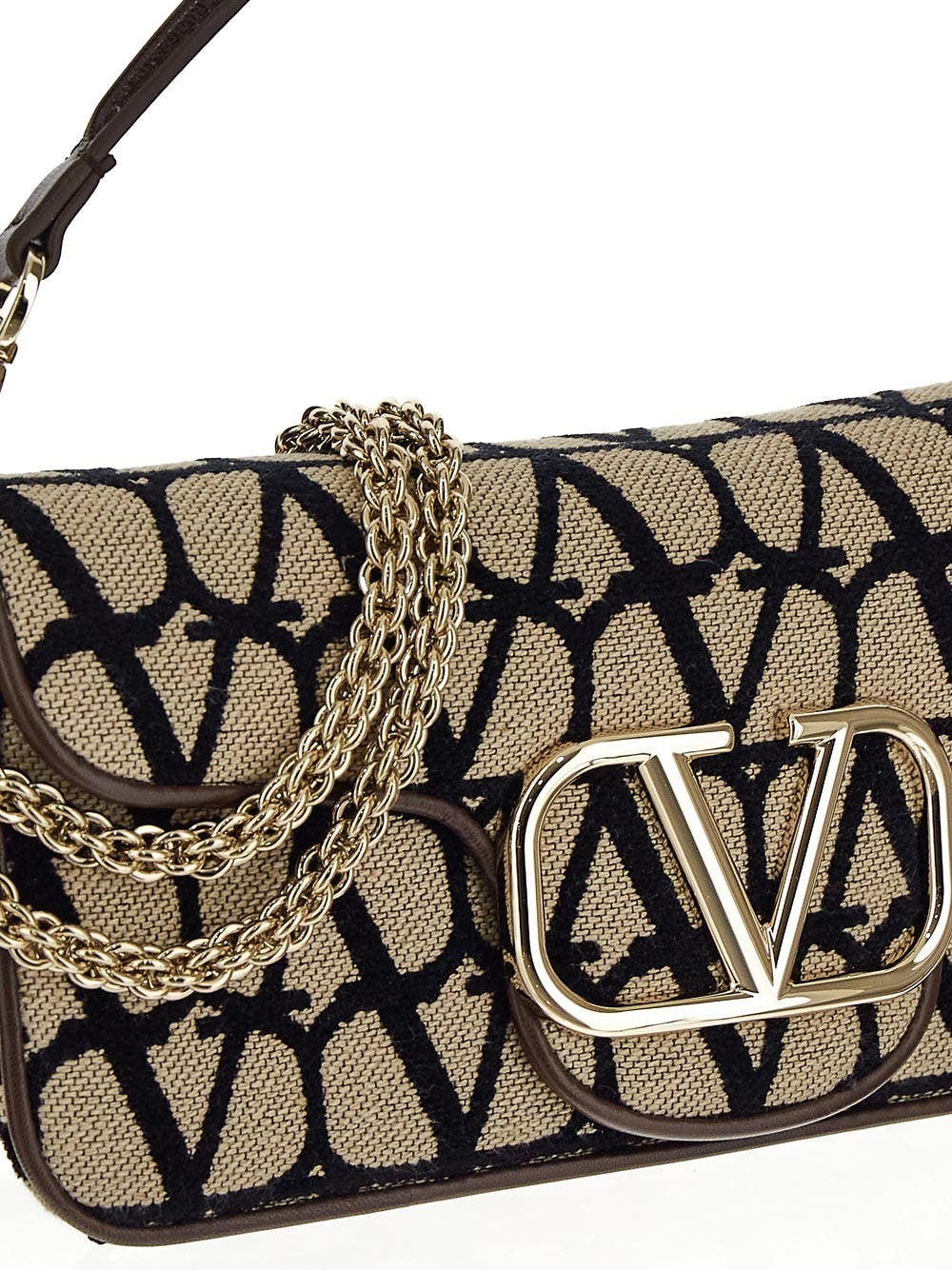【VALENTINO】TOILE ICONOGRAPHE LOCO HANDBAG VALENTINO GARAVANI Toile Iconographe Nappa Vlogo Small Loco