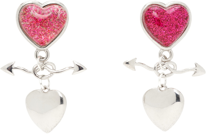 Photo: Chopova Lowena Entwined Heart Drop Earrings