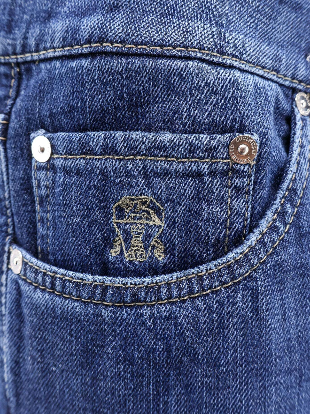 Brunello Cucinelli - Man - Blue - Jeans