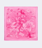 Gucci Gucci Flora silk twill scarf