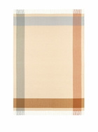 Johnstons Of Elgin Block Border Wool Throw