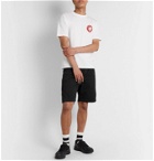 Undercover - Belted Cotton-Twill Shorts - Black