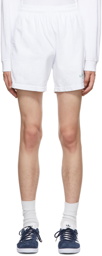 Sporty & Rich White Wimbledon Gym Shorts