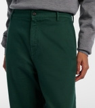 Miu Miu Cotton gabardine straight pants