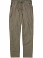OrSlow - New Yorker Tapered Cotton Drawstring Trousers - Green