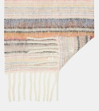 Isabel Marant Firny striped alpaca-blend scarf