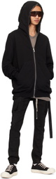 Rick Owens DRKSHDW Black Jumbo Gimp Hoodie