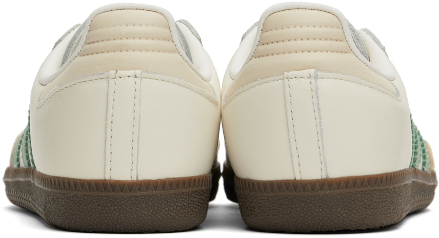 adidas gazelle silver green womens Adidas Originals Samba OG - White Green