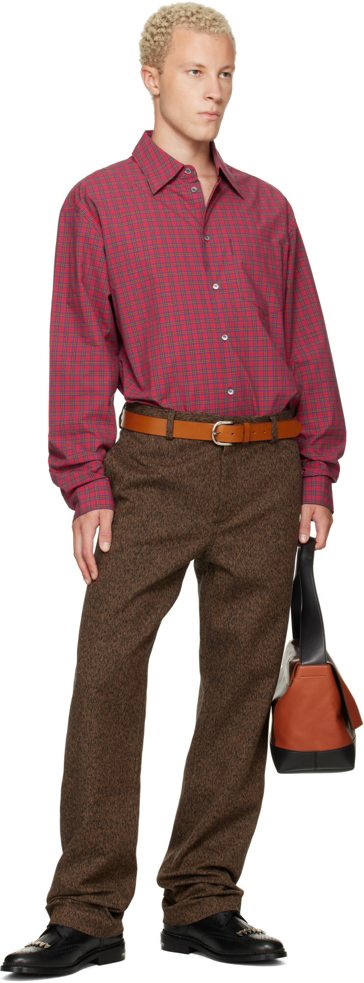 Marni Red Check Shirt