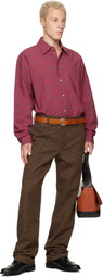 Marni Red Check Shirt