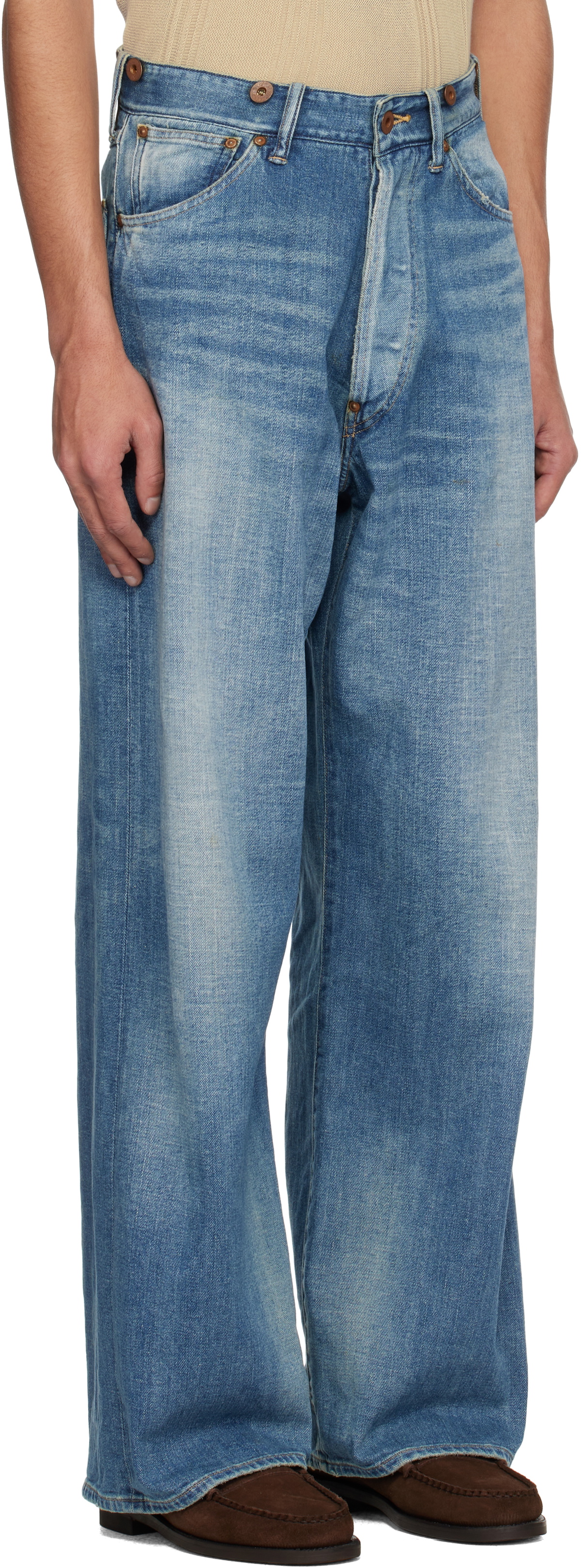 Taiga Takahashi Blue Lot. 704 C.1920's Jeans