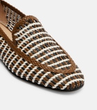 Veronica Beard Prilla woven leather loafers