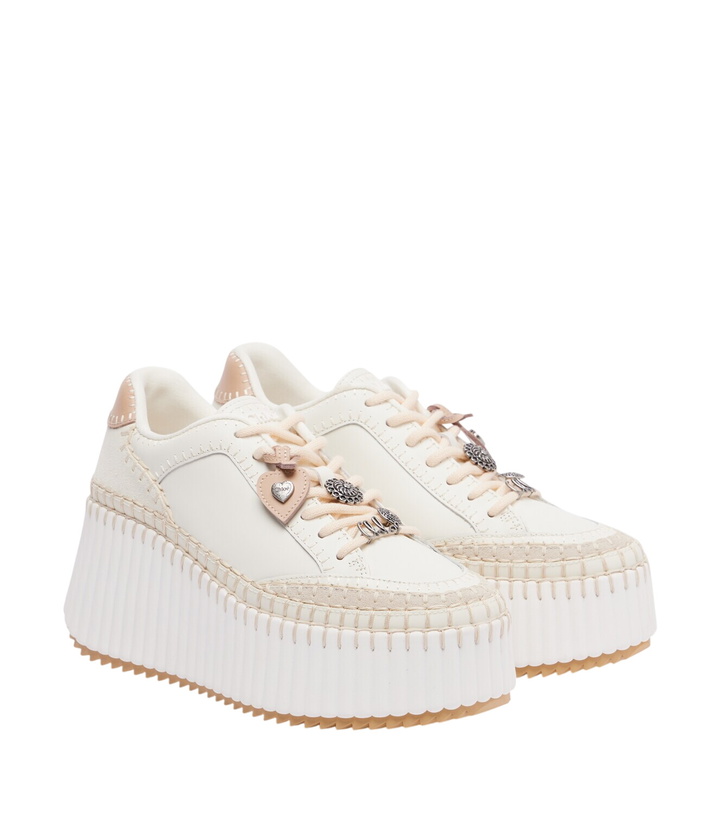 Photo: Chloé Nama leather platform sneakers