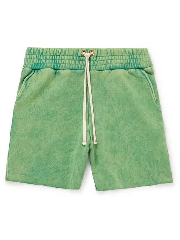 Photo: Les Tien - Garment-Dyed Fleece-Back Cotton-Jersey Drawstring Shorts - Unknown