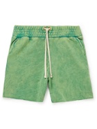 Les Tien - Garment-Dyed Fleece-Back Cotton-Jersey Drawstring Shorts - Unknown