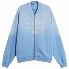 Acne Studios Men's Fiah Zip 1996 Bomber Jacket in Cornflower Blue