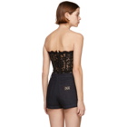 Dolce and Gabbana Black Lace Bustier