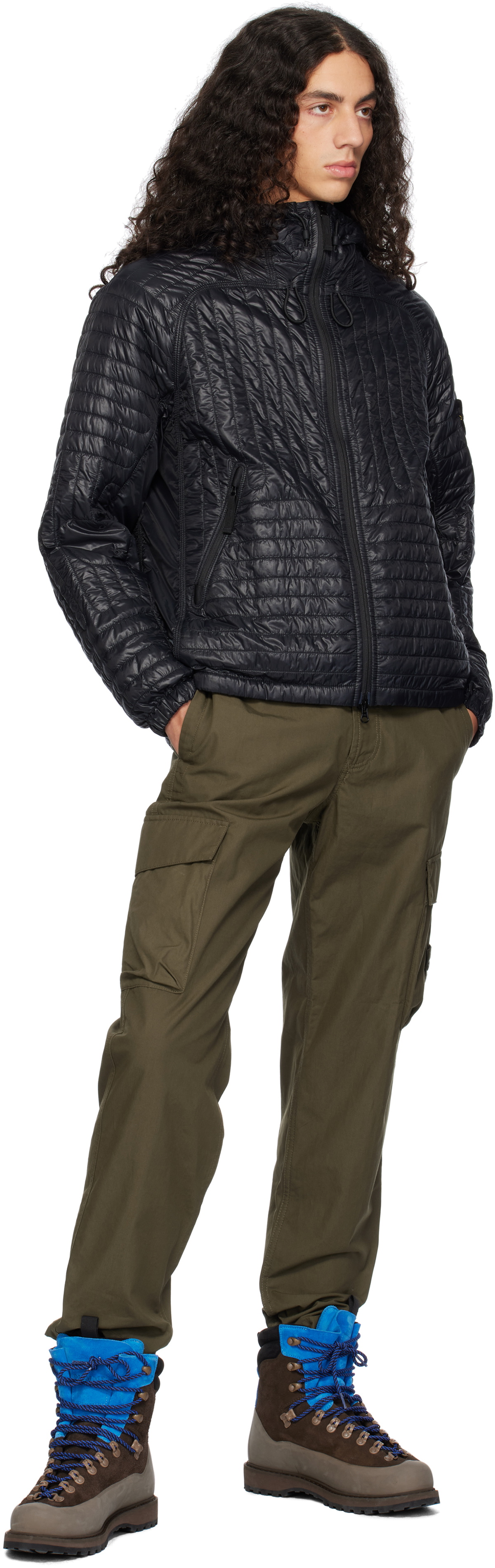 Stone Island Black 43232 Pertex Quantum PrimaLoft Insulated
