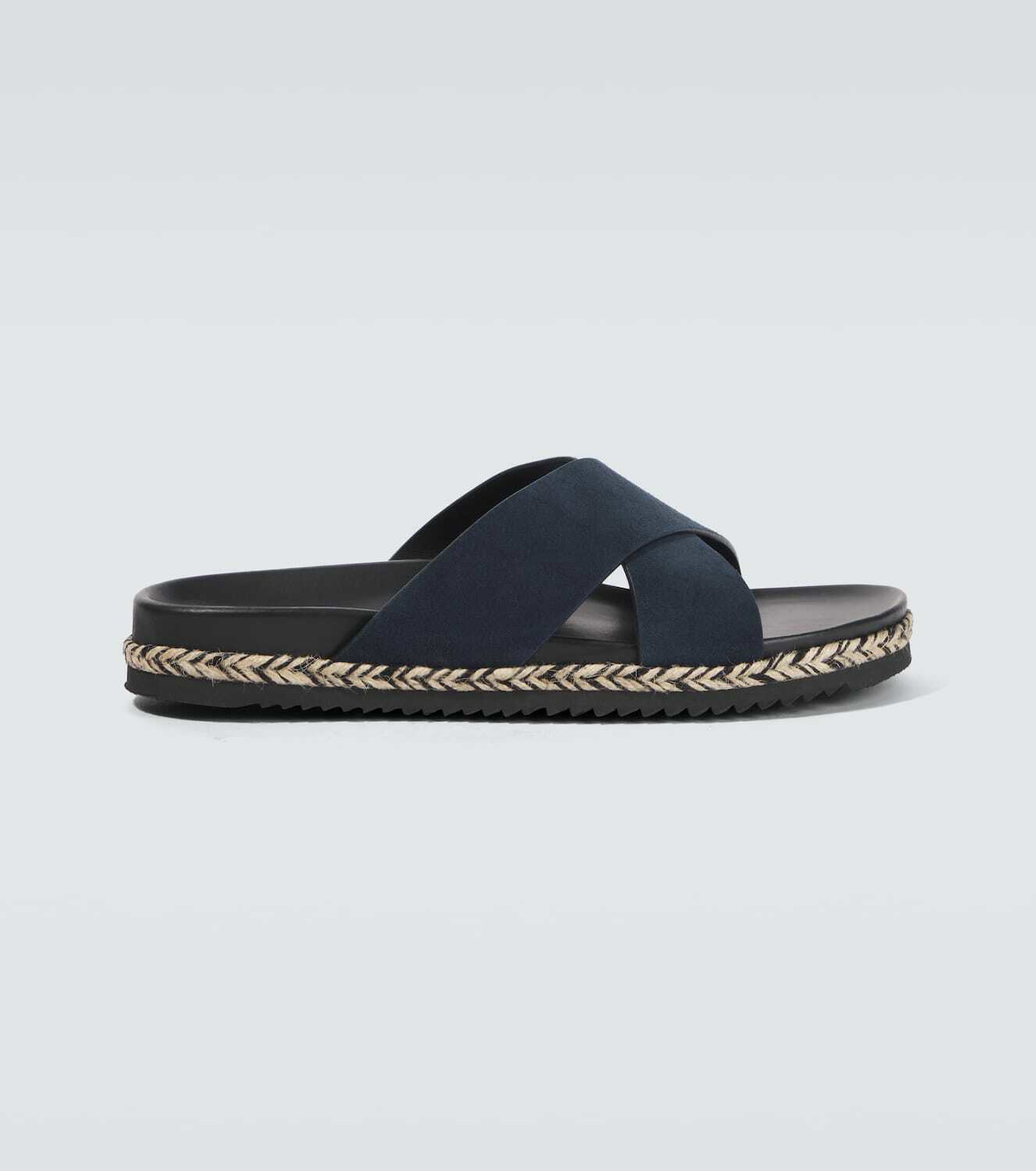 Frescobol Carioca Breno suede espadrille sandals