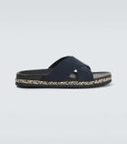 Frescobol Carioca Breno suede espadrille sandals
