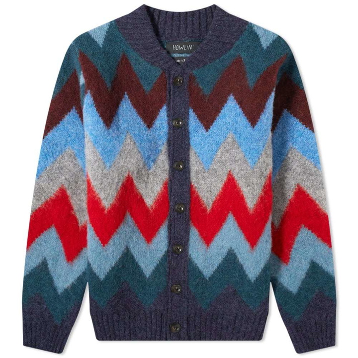 Photo: Howlin' The Blue Magician Zigzag Baseball Cardigan