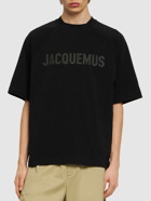 JACQUEMUS - Le Tshirt Typo Cotton T-shirt