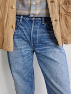 FULLCOUNT - Dartford 1341-1101 Straight-Leg Distressed Selvedge Jeans - Blue