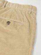 Loro Piana - Jarno Hamptons Straight-Leg Cotton-Corduroy Trousers - Neutrals