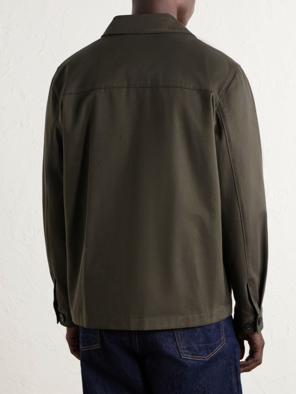 Sunspel - Cotton-Drill Jacket - Green