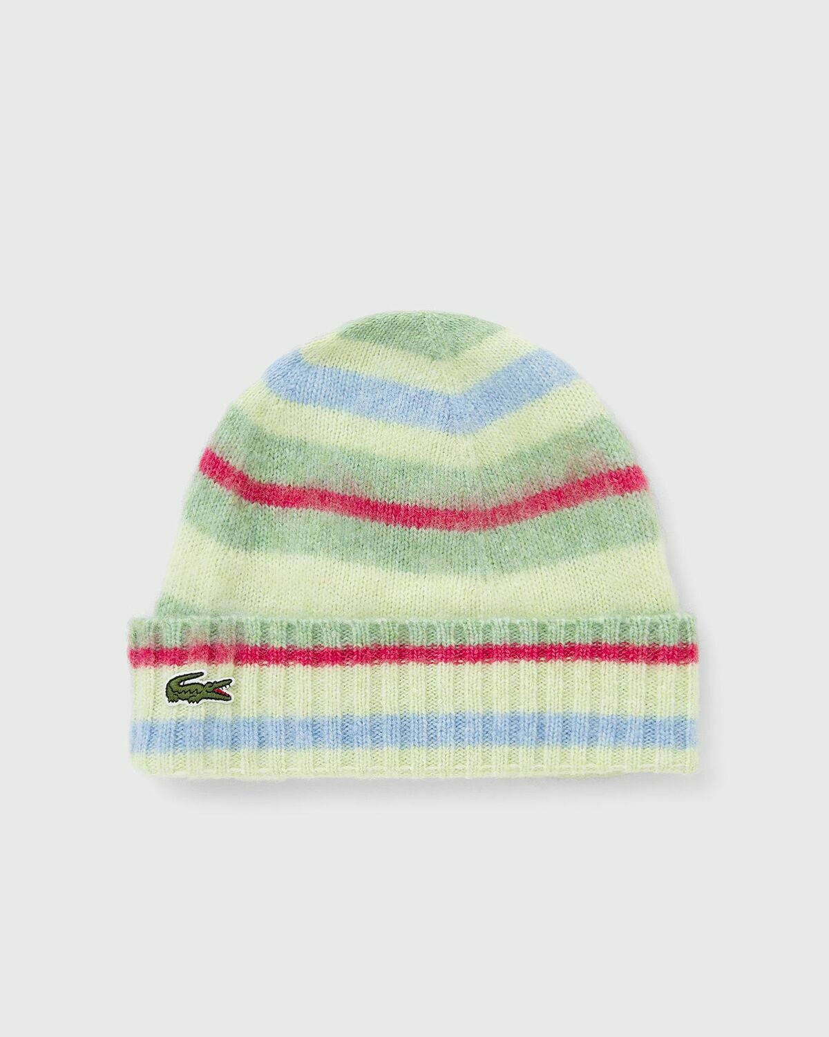 Lacoste KNITTED BEANIE Green Mens Beany
