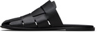 HEREU Black Dira Slim Slip-on Loafers