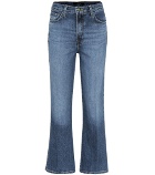 J Brand - Julia high-rise cropped jeans