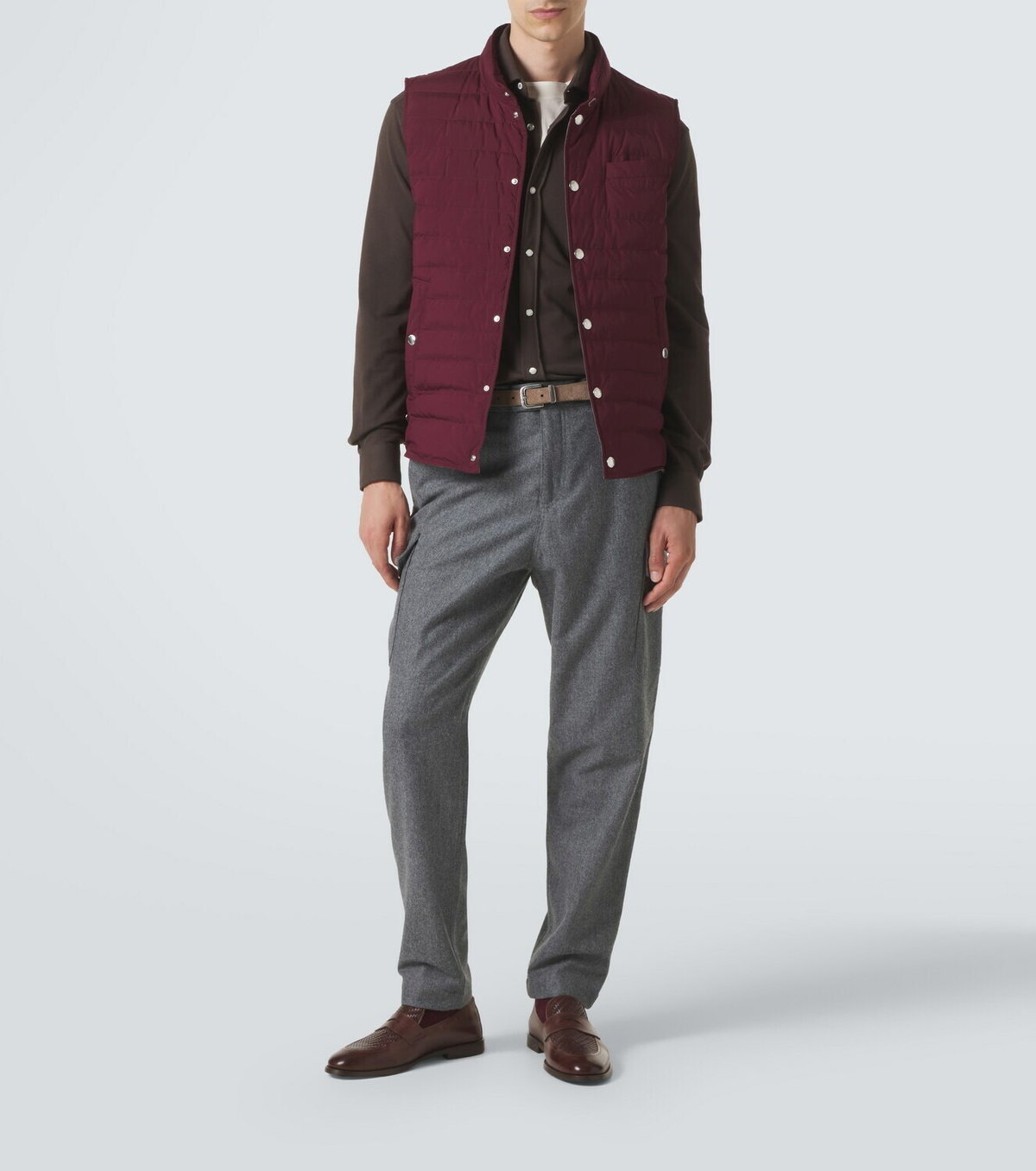 Brunello Cucinelli Cotton piqué shirt
