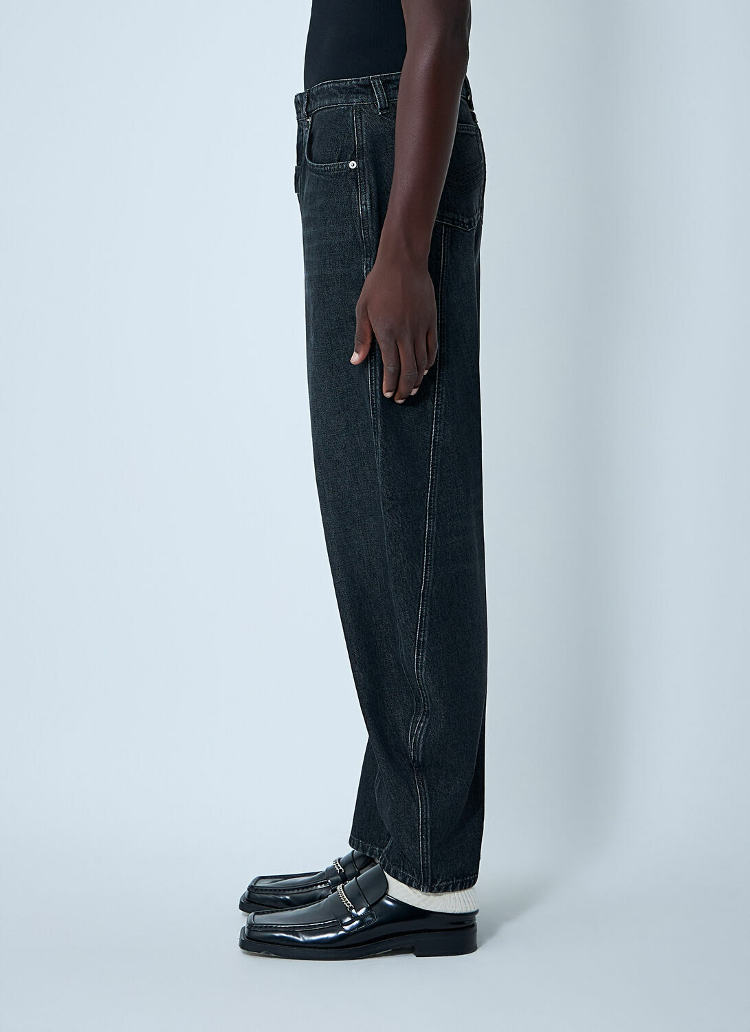 Jean Paul Gaultier Jeans With Strap Detail