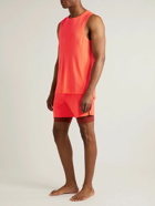 Nike Training - 2-in-1 Straight-Leg Dri-FIT Infinalon Yoga Shorts - Orange