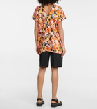 Plan C - Floral twill top