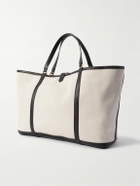 TOM FORD - Leather-Trimmed Canvas Tote Bag