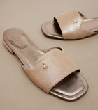 Jimmy Choo Dina leather slides